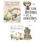 Coleção de livros minimoni - 3 vol: que é esse tal de amor + você está entediada + uma história de monstros