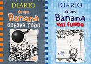 Coleção Diário de Um Banana Volumes 14 e 15 - Autor: Jeff Kinney - Capa Dura Coleção Diário de Um Banana Volumes 14 e 15 - Autor: Jeff Kinney - Capa Dura