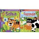 Coleção Dobraduras Divertidas, Fazenda + Selva - Interativo