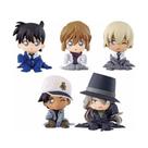 Coleção Figure Toy, 5 peças, Conan Jimmy Kudo, 5 cm, mini anime Coleção Figure Toy, 5 peças, Conan Jimmy Kudo, 5 cm, mini anime