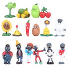 Coleção Figure Toy Cartoon Plants Zombies 16 unidades