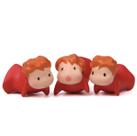 Coleção Figure Toy Mini Ponyo, 3 peças de PVC 0,184 kg Coleção Figure Toy Mini Ponyo, 3 peças de PVC 0,184 kg