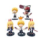 Coleção Figure Toy Model Chainsaws Mans Anime x5 11cm