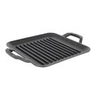 Coleção Grill Pan Lodge Cast Iron Chef 28 cm pré-temperada