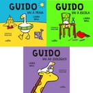 Coleção guido vai: à praia + à escola + ao zoológico.