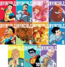 Coleção Invincible Série 11 Livros - Vols. 1 a 11 Coleção Invincible Série 11 Livros - Vols. 1 a 11