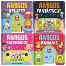Coleção Jogando com os Amigos - 4 livros infantis