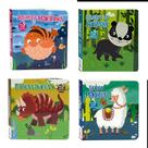 Coleção Leia, Encaixe & Brinque Vol 4 - Animais Marinhos, Dinossauros, Flihotes de Animais, Seres Mágicos - Happy Books Coleção Leia, Encaixe & Brinque Vol 4 - Animais Marinhos, Dinossauros, Flihotes de Animais, Seres Mágicos - Happy Books