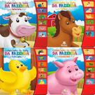 Coleção Livros Sonoros - Conhecendo Os Sons Da Fazenda 4 Vol - Kit de Livros