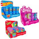 Coleção mattel: slime barbie, hot wheels, uno doce brinquedo