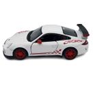 Coleção Miniatura Carro Porsche 911 GT3 RS Branco Escala 1:36