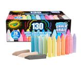 Coleção Outdoor Sidewalk Chalk Crayola 130 quilates lavável
