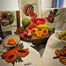 Coleção Pano de Prato Rústico Estampado Frutas 45x72cm Extra - Engomatextil