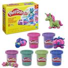 Coleção Play-Doh Sparkle, pacote com 6, 340 g de argila brilhante