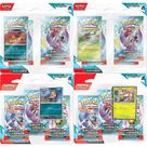 Coleção Pokemon 2025 Amigos de Jornada Blister Triplo e Quadruplo Scraggy Yanma Scrafty Yanmega