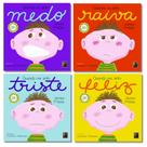 Coleção Sentimentos E Emoções Quando Sinto: Medo, Raiva, Triste E Feliz - Infantil - GRANDE