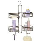 Coleção Shower Caddy MDesign Carson com 4 cestos - Bronze