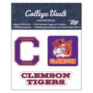 Coleção Sticker Reserve da Blue 84 NCAA Clemson Tigers