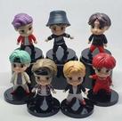 Coleção Tiny Tan Bts Throwback 7 Bonecos Com Base