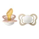 Colección Couture de Chupetes y Baberos BIBS Sin BPA 0-6 Meses (Paquete de 2)