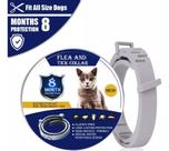 Coleira Anti Pulga Carrapato Leishmaniose Gato Cachorro 38cm