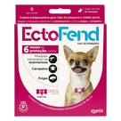 Coleira Antiparasitária EctoFend 48cm para Cães de Pequeno e Médio Porte - Rosa