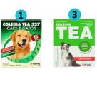 Coleira Cão Contra Pulga/Carrapato M com 3 unid. + 1 Coleira G König