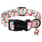 Coleira de cachorro Aing Pet Ajustável Papai Noel de Natal