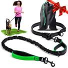 Coleira de cachorro Hands Free SparklyPets, refletora de cintura para cães