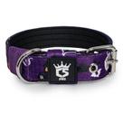 Coleira de cachorro TSPRO Tactical Halloween Purple para cães pequenos