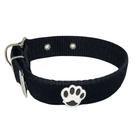 Coleira de Camurça Com Aplique 25mm pra Cachorro Nicapet Cor Preta nº 3
