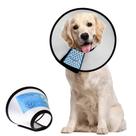 Coleira de cone para cães super ajustável após cirurgia para cães
