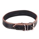 Coleira de Couro Forrada Para Cães Nº 5 - 48cm x 19mm - Pro Canine Conforto e Resistência para Cães Cor:Preto Coleira de Couro Forrada Para Cães Nº 5 - 48cm x 19mm - Pro Canine Conforto e Resistência para Cães Cor:Preto