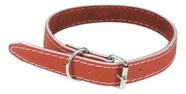 Coleira De Couro P/ Cães Forrada 30cm - Promaster Pet c/6un