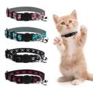 Coleira de gatinho azuza Halloween Breakaway, pacote com 4, ajustável