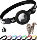 Coleira de gato Dgerp Airtag Breakaway Reflective com etiqueta Apple Air