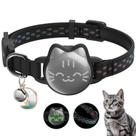 Coleira de Gato Impermeável com Padrão Luminoso de Peixe