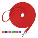 Coleira de treinamento Hi Kiss Dog Obedience Recall 30m de nylon vermelho