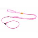 Coleira Dog Slip Lead Howgo Training No-Pull Nylon Rosa 150 cm