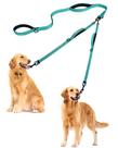 Coleira dupla para cães PetBonus No Tangle Reflective Turquesa
