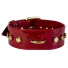 Coleira Feminina Choker Couro Roupa Estilo Látex PVC Brilho