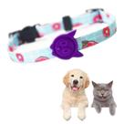Coleira Gato e Cachorro Regulável até 40cm Guia Donut's Pet
