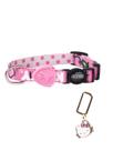 Coleira Hello Kitty Anti Enrosco Com Pingente Tag QR Code de Identificação Para Gatos Coleira Hello Kitty Anti Enrosco Com Pingente Tag QR Code de Identificação Para Gatos