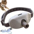 Coleira Laser interativo Gatos Pet Brinquedo Divertido Caça Diversao Usb Recarregavel