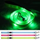 Coleira LED para cães Blinlit, recarregável, impermeável, nylon de 4 pés