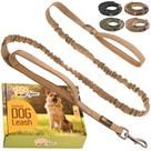 Coleira para cães ADITYNA Heavy Duty Bungee reflexiva de 1,8 m a 2,3 m
