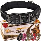 Coleira para cães ADITYNA Heavy Duty com alça para cães grandes preta