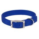 Coleira para cães Coastal de dupla camada de nylon azul 2,5x66 cm Coleira para cães Coastal de dupla camada de nylon azul 2,5x66 cm