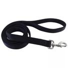 Coleira para cães Coastal de dupla camada de nylon preta 2,5 x 1,8 m Coleira para cães Coastal de dupla camada de nylon preta 2,5 x 1,8 m