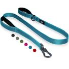 Coleira para cães, duas orelhas, azul forte, 180 cm com 2 alças acolchoadas Coleira para cães, duas orelhas, azul forte, 180 cm com 2 alças acolchoadas